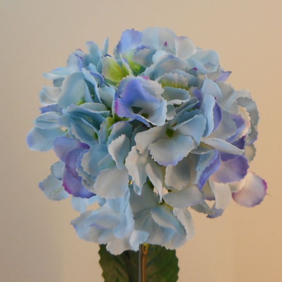 Artificial Hydrangeas Blue 79cm Artificial Flowers
